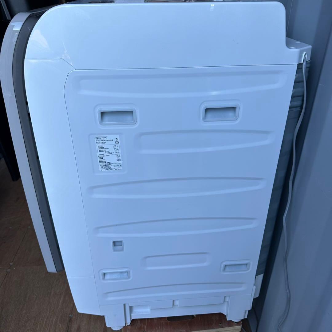 美品　SHARP ドラム式洗濯機 ES-V11A-NR 2023年製