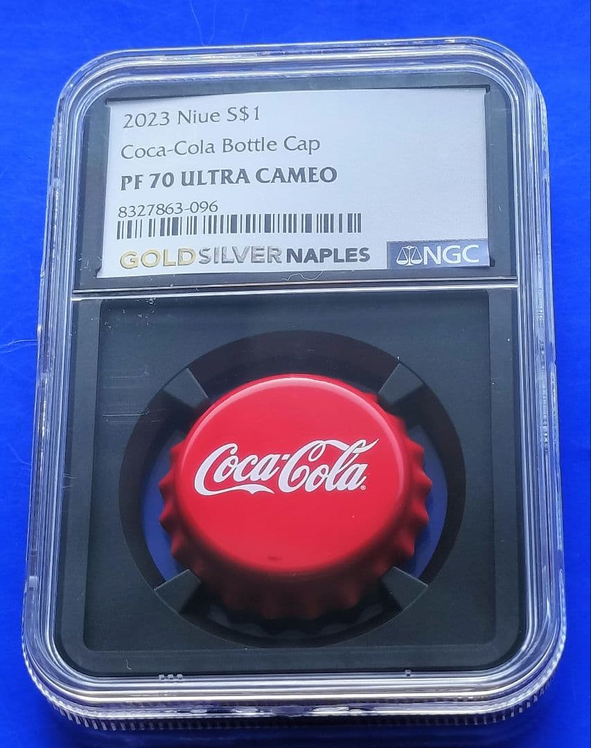 コカ・コーラボトルキャップ銀貨（NGC PF70UC最高鑑定）