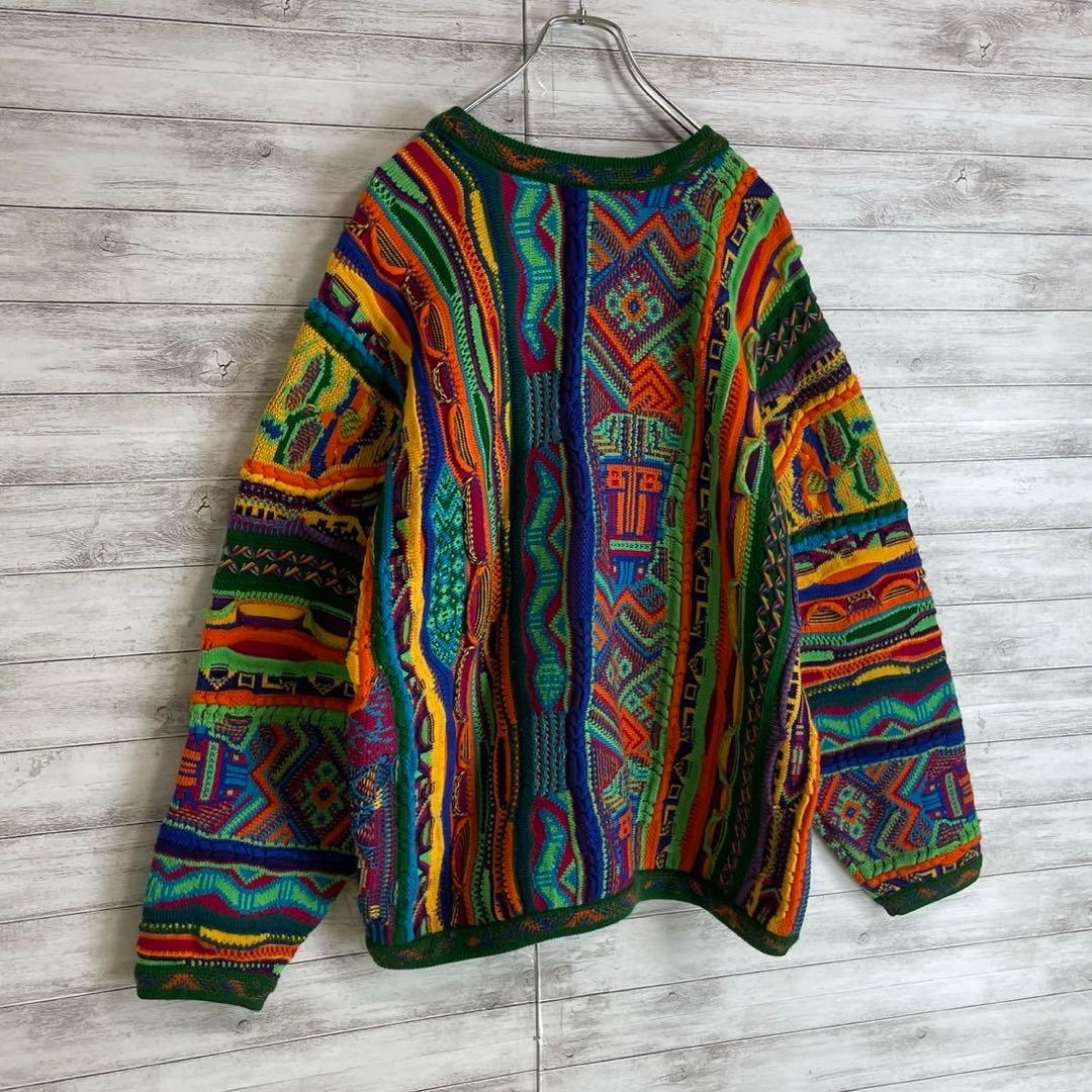 【名作ニット】クージー☆立体3D編み総柄ニットセーター 菅田将暉愛用 入手困難