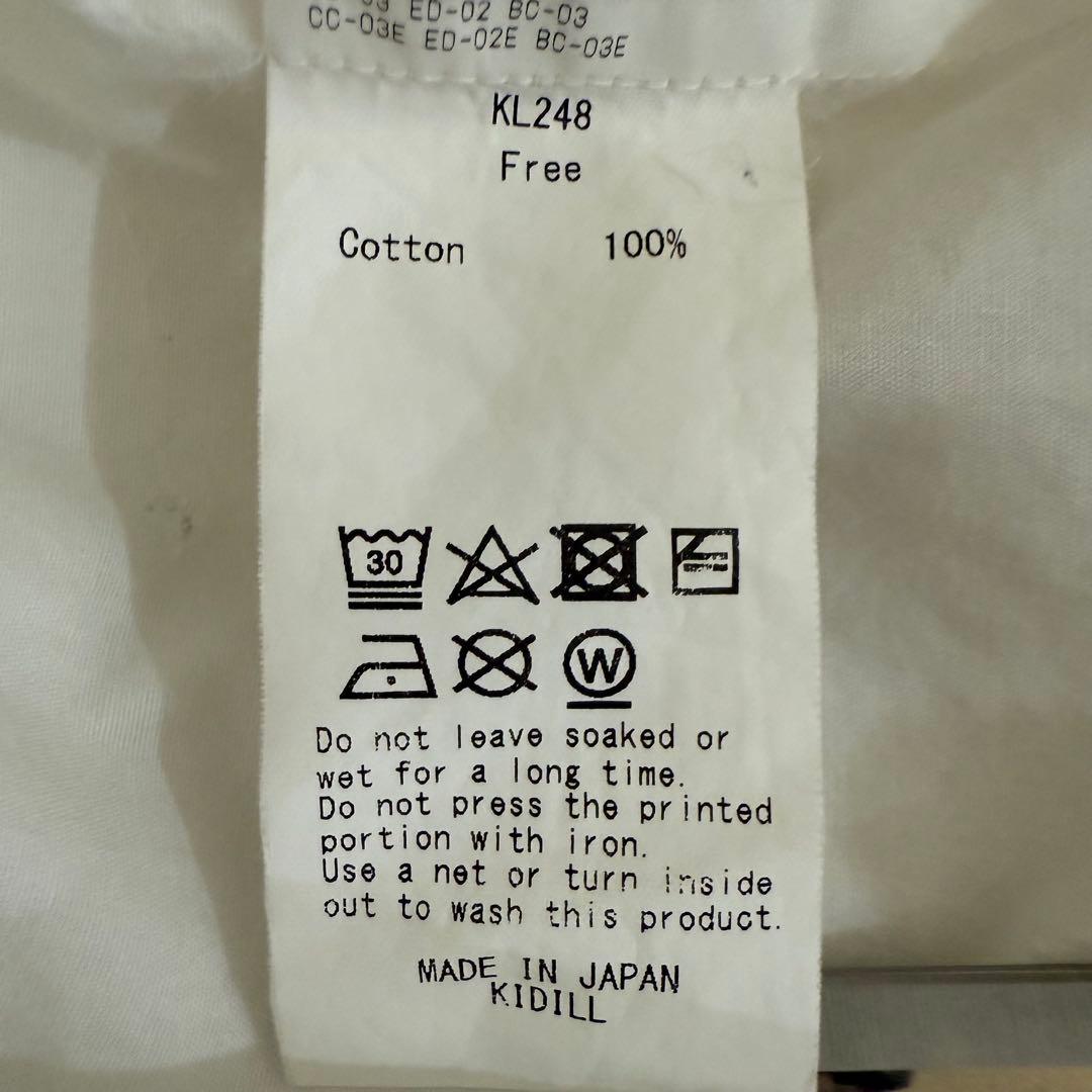 トップス KIDILL / 18SS PIL Oversize Shirts