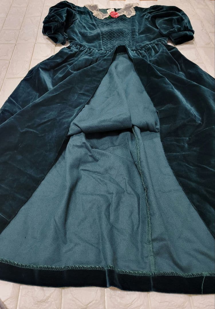 Laura Ashley Mother & Childベロアワンピース140cm