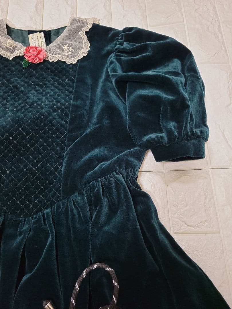 Laura Ashley Mother & Childベロアワンピース140cm