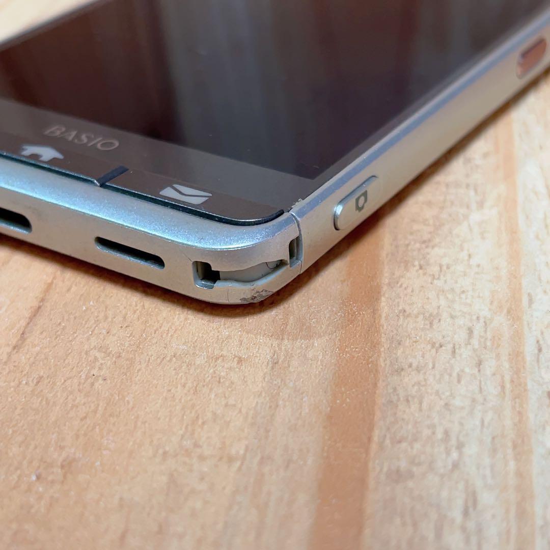 SIMフリー 本体 BASIO 3 KYV43 32 GB 174G4 ゴールド