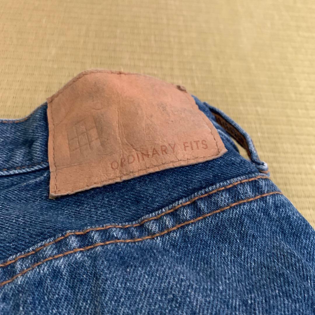 オーディナリーフィッツ　ルーズアンクルデニムパンツ