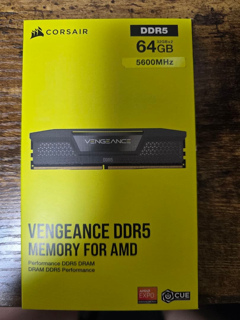P*n様 新品 Corsair DDR5-5600MHz 64GB（32GB×2