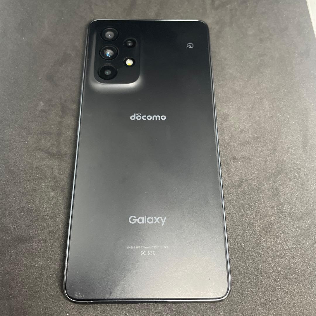 ドコモ【SIMフリー】GalaxyA53 5G オーサムブラック6GB128GB