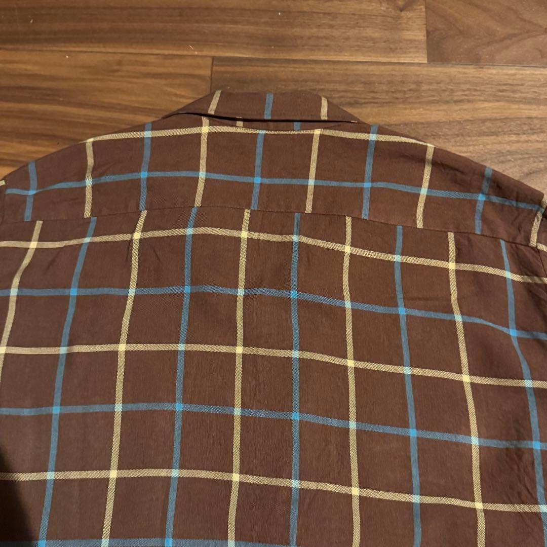 50s 60s Mac Phergus レーヨンシャツ　ビッグサイズ　茶