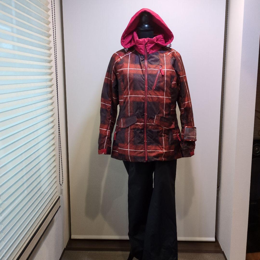 DESCENTE レディース Lサイズ スキーウェア 上下セット