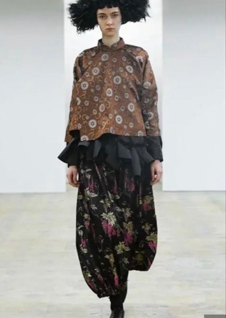 【コムデギャルソン】フリル　シャツ　 長袖