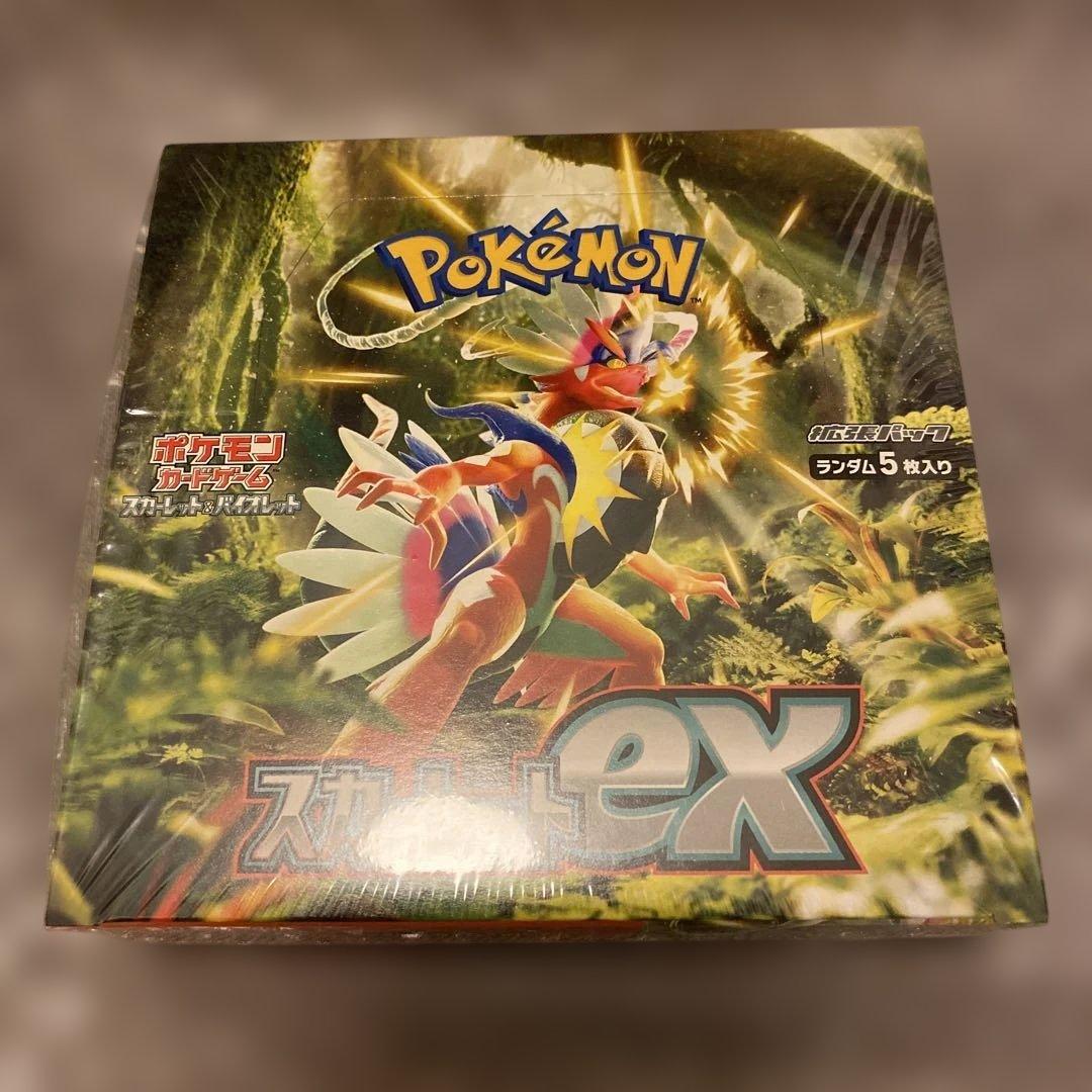 ポケモンカードゲーム　スカーレットexシュリンク付き未開封ボックス
