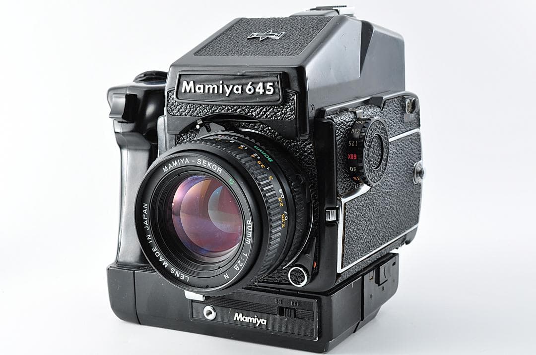 フィルムカメラ Mamiya M645 1000S +SEKOR C 80mm 2.8#1328