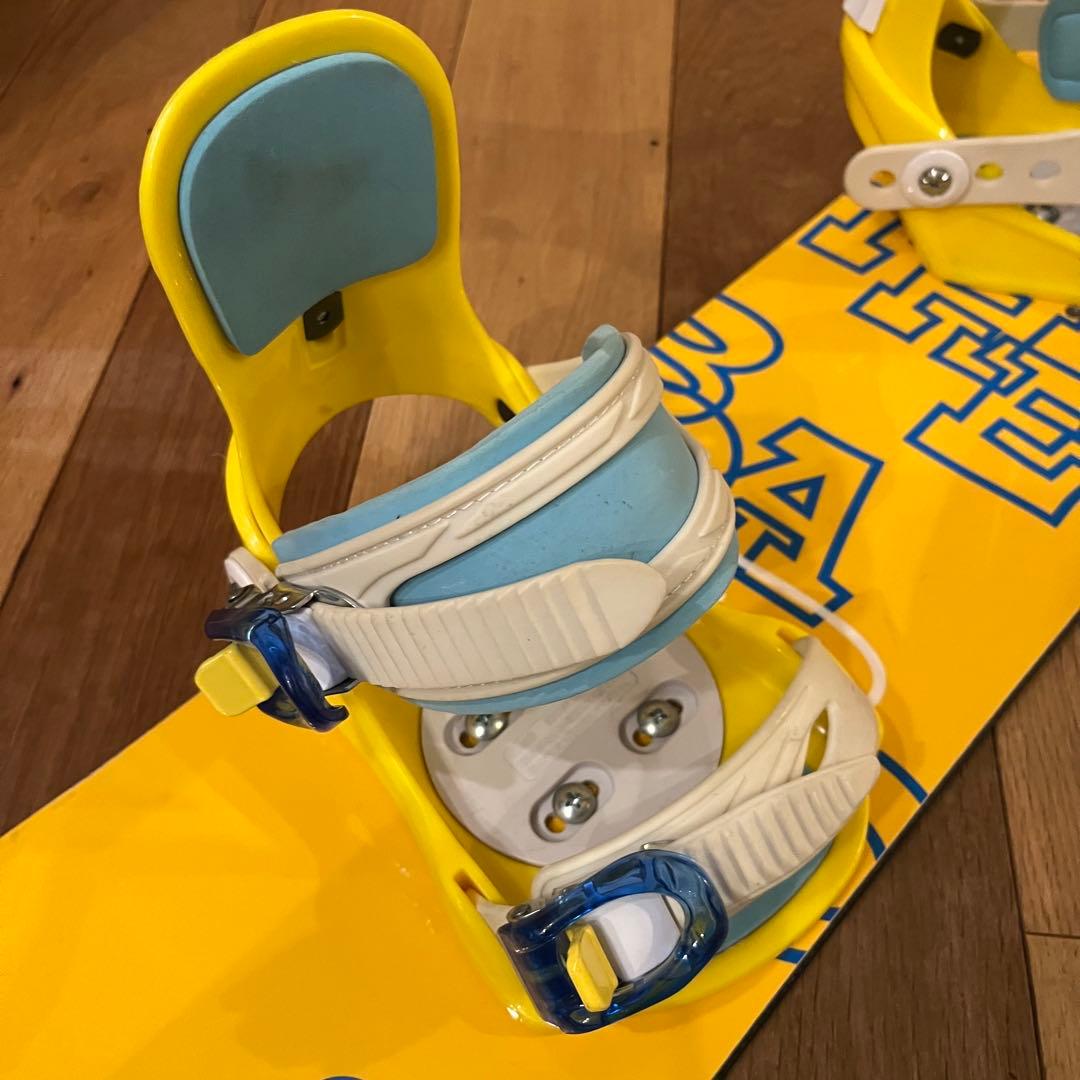 キッズ用スノーボード バインディング付き