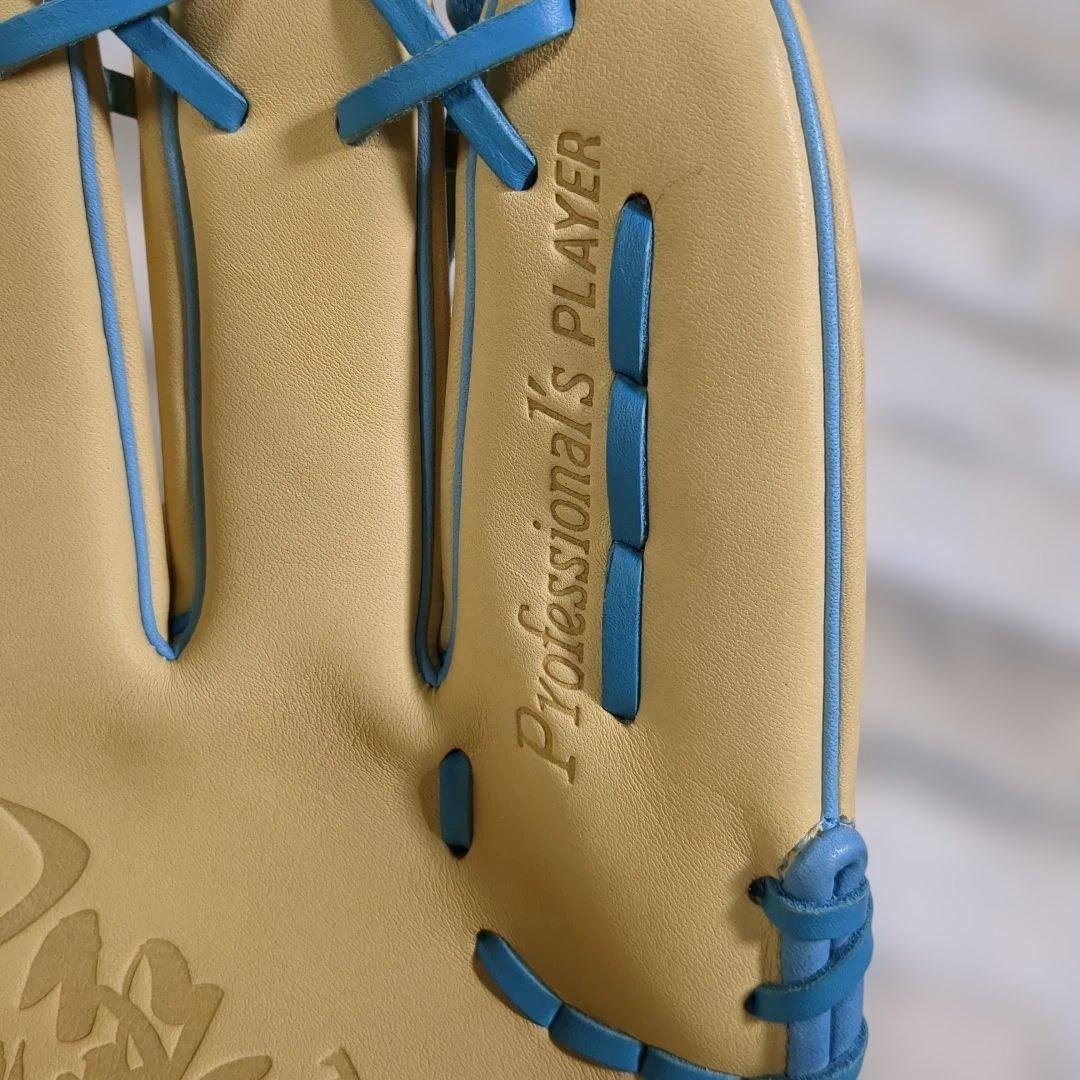 【未使用】ハイゴールド　軟式　オールラウンド用 キャメル×サックス　限定品