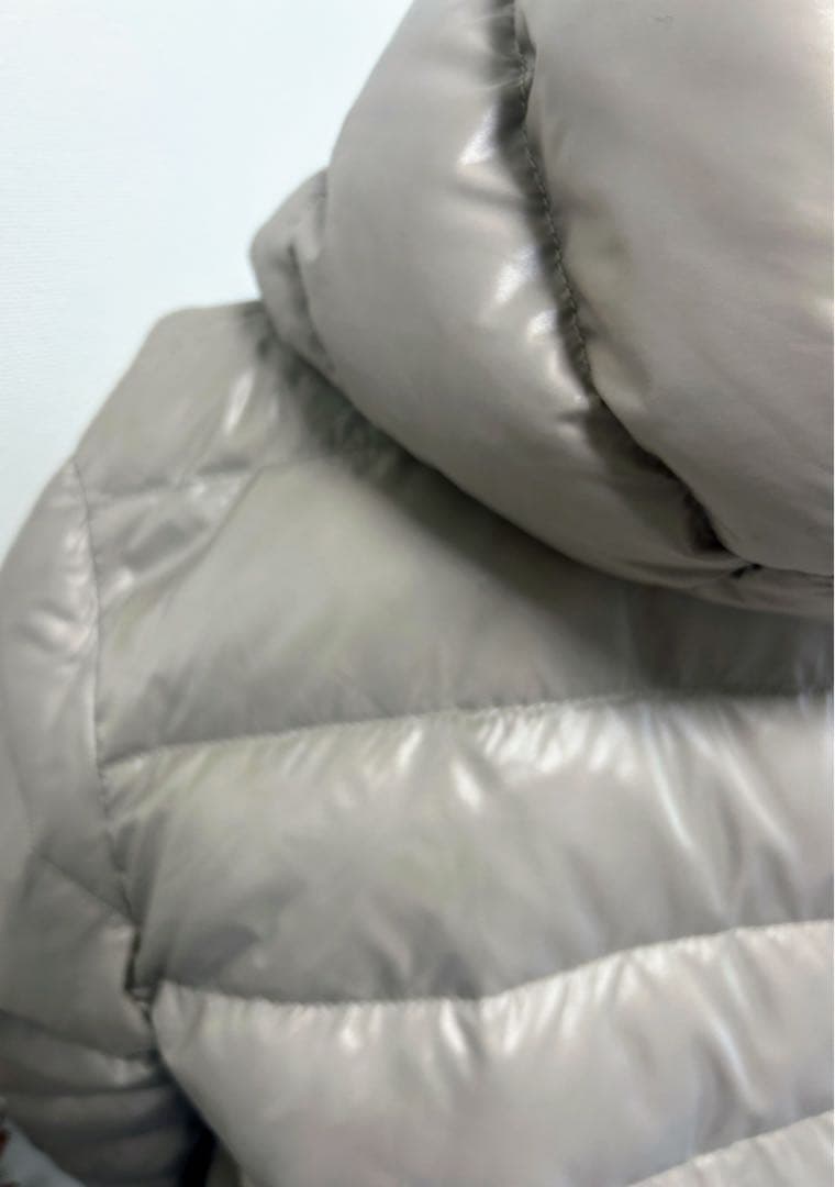 DUVETICA ACE ロングダウンコート40 ベージュ×ネイビー