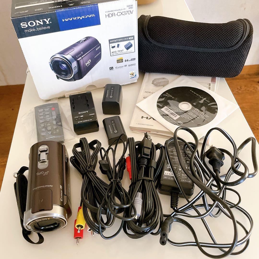 SONY ソニー ハンディカム HDR-CX370V ビデオカメラ