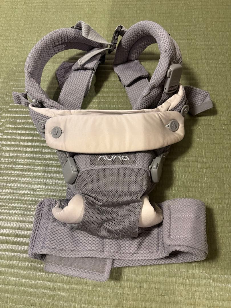 NUNA 抱っこ紐　カドル　cudl グレー 収納バッグ付き