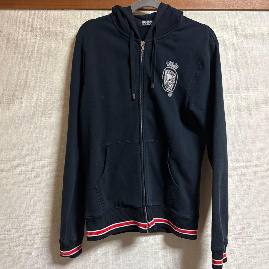 HYSTERIC GLAMOUR ヒステリックグラマー　ハーフジップパーカー