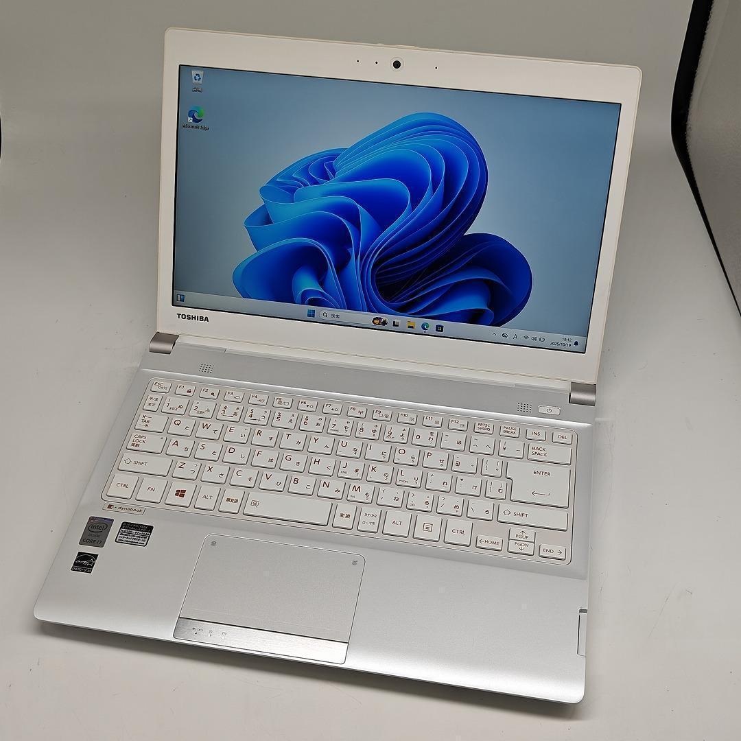 【東芝】R73 高性能i7 SSD512GB 16GB オフィス付きノートPC