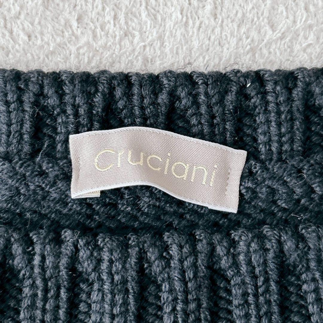 クルチアーニ カシミヤ 100％ ブラック 黒 ニット セーター メンズ