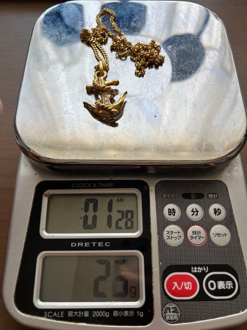 18金　ダイヤ3連‼️