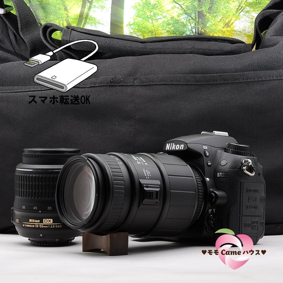 ショット数2762枚！スマホ転送セット☆ニコン D7000☆ダブルレンズ