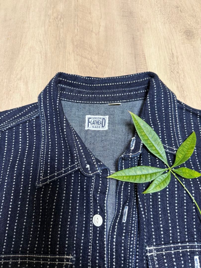 FLATHEAD ウォバッシュ デニムシャツ 7014Wサイズ42