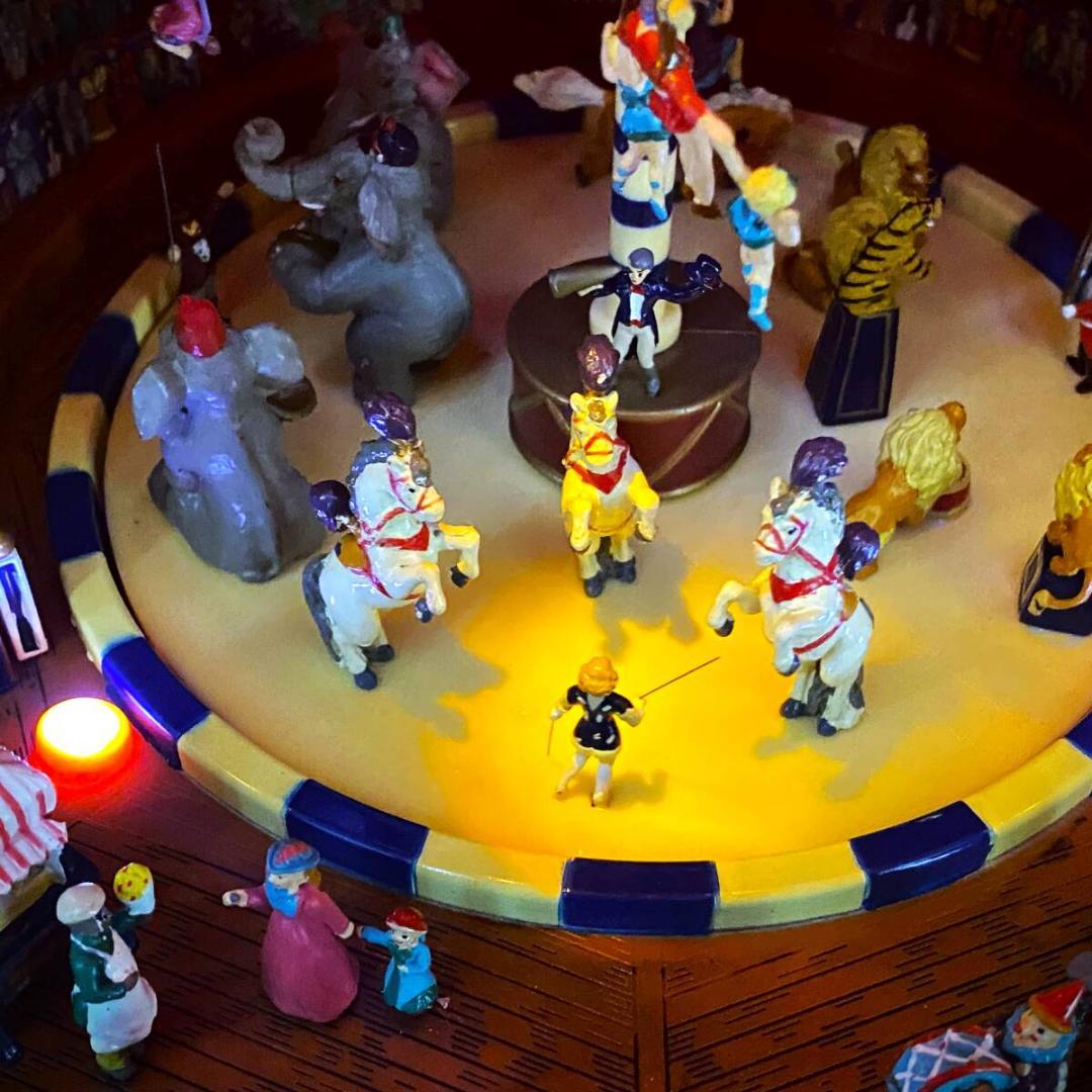 【レア】ミスタークリスマス★ワールドフェア ビッグトップ サーカス★オルゴール