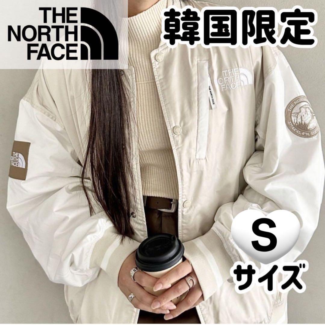 ノースフェイス　ロゴ刺繍 ワッペン スタジャン プレイヤーヴァーシティジャケット