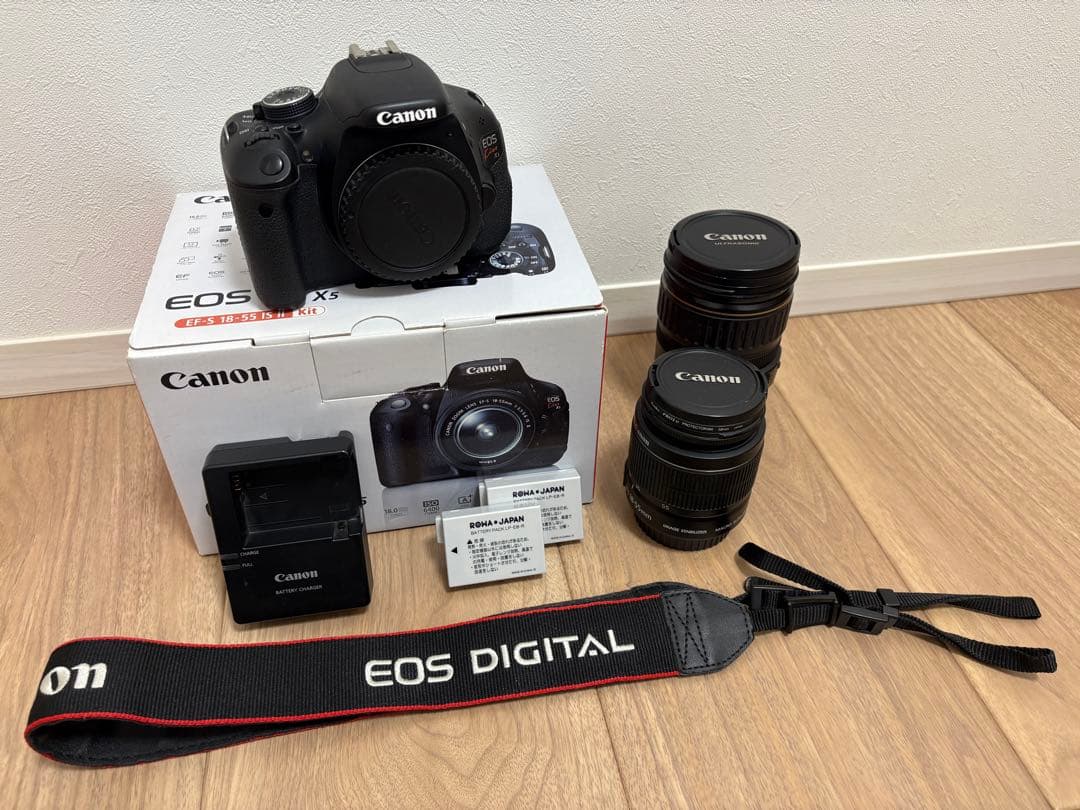 Canon EOS Kiss X5 レンズ2本付き