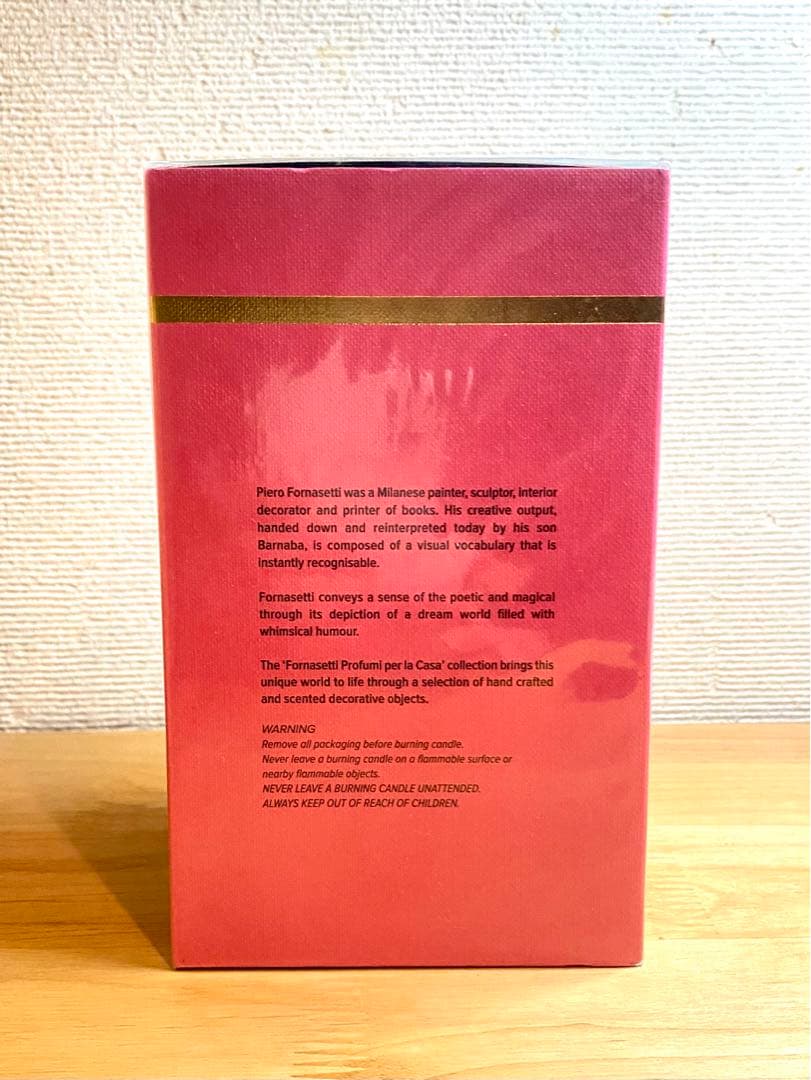 新品未開封イタリア製 フォルナセッティ センテッド アートキャンドル