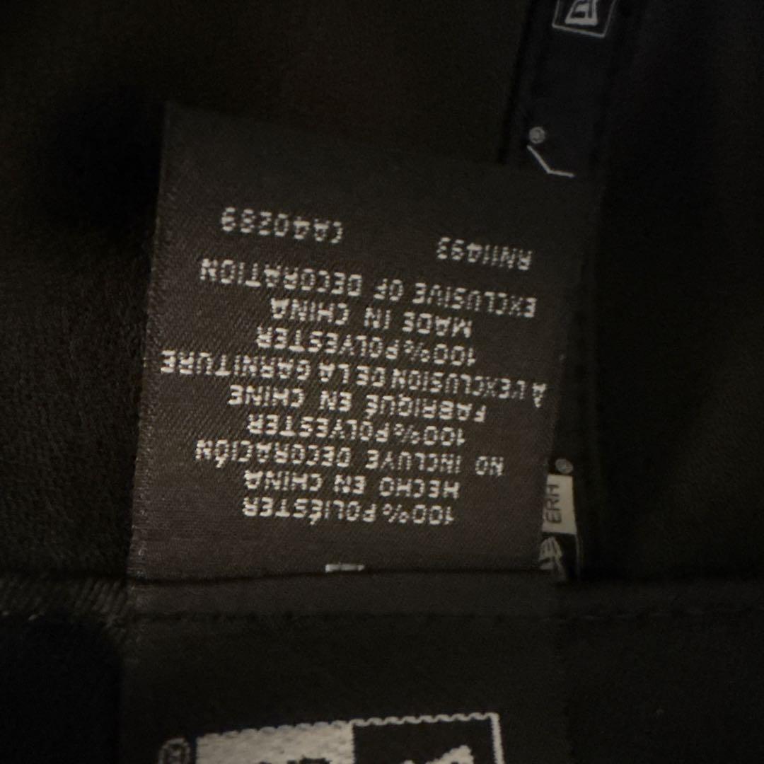 New Era 9FIFTY スナップバックキャップ 黒　インディアンス