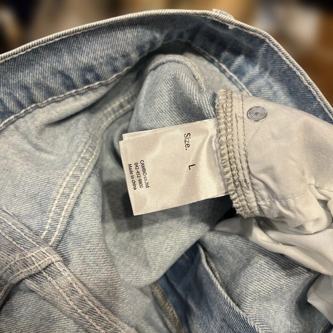 パンツ CAMBIO Denim Balloon Silhouette Pants