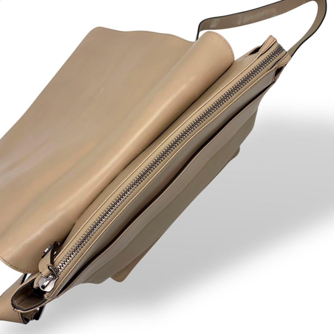 良品 ブルガリ オクト ショルダーバッグ メッセンジャーバッグ シルバー金具