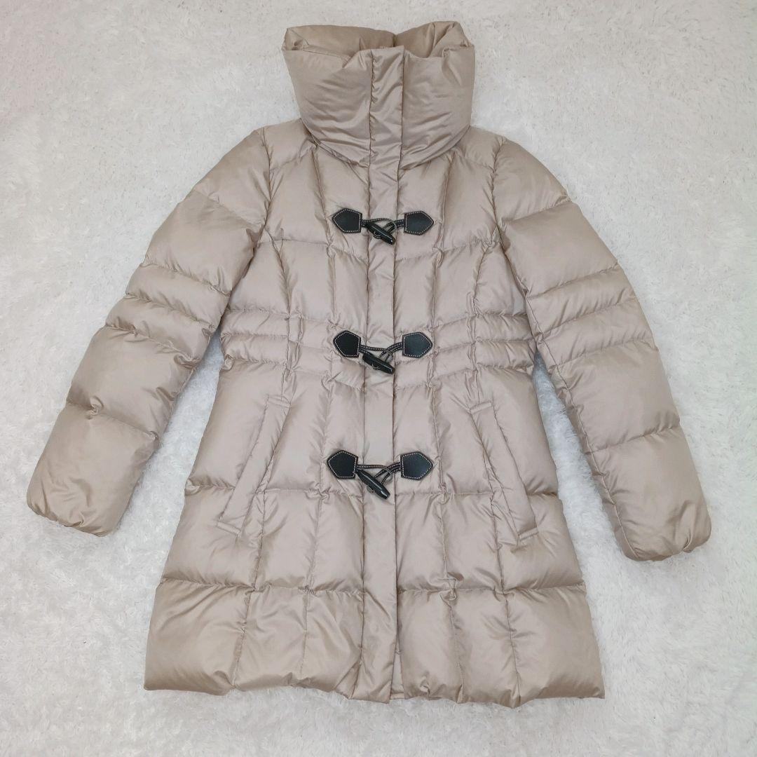 美品✨23区 ダッフルダウンコート 大きめサイズ 42 ベージュ Ａライン