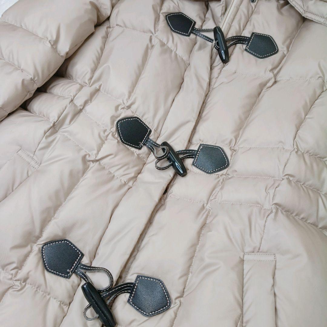 美品✨23区 ダッフルダウンコート 大きめサイズ 42 ベージュ Ａライン