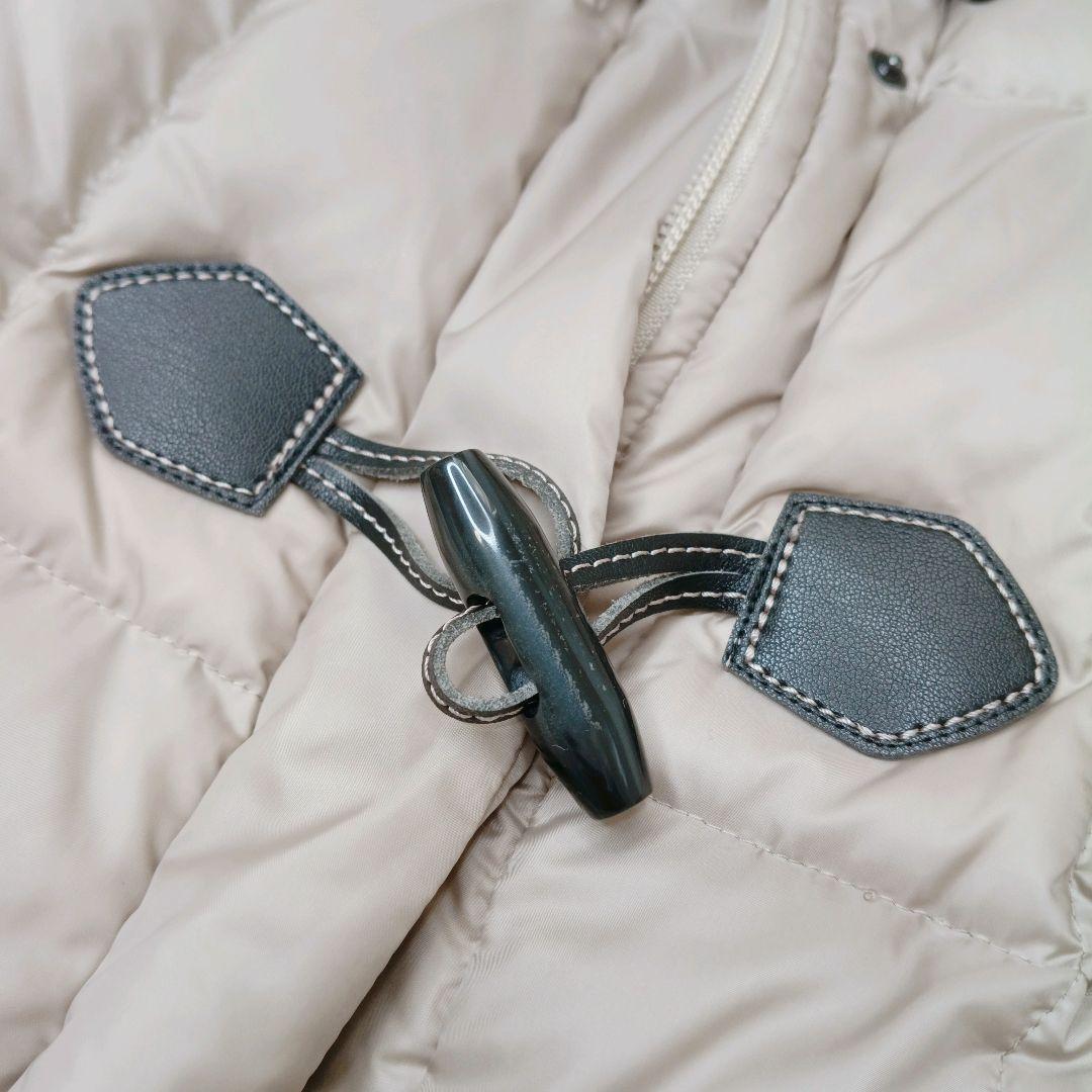 美品✨23区 ダッフルダウンコート 大きめサイズ 42 ベージュ Ａライン