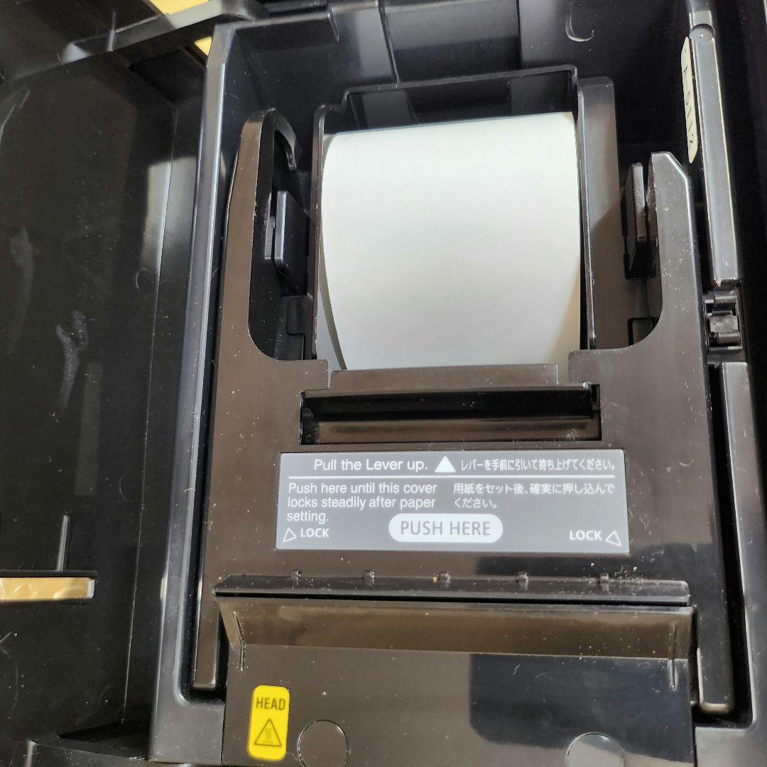 カシオ V-R200 ブラックインボイスレジスター　タッチパネル　本体+ドロア付