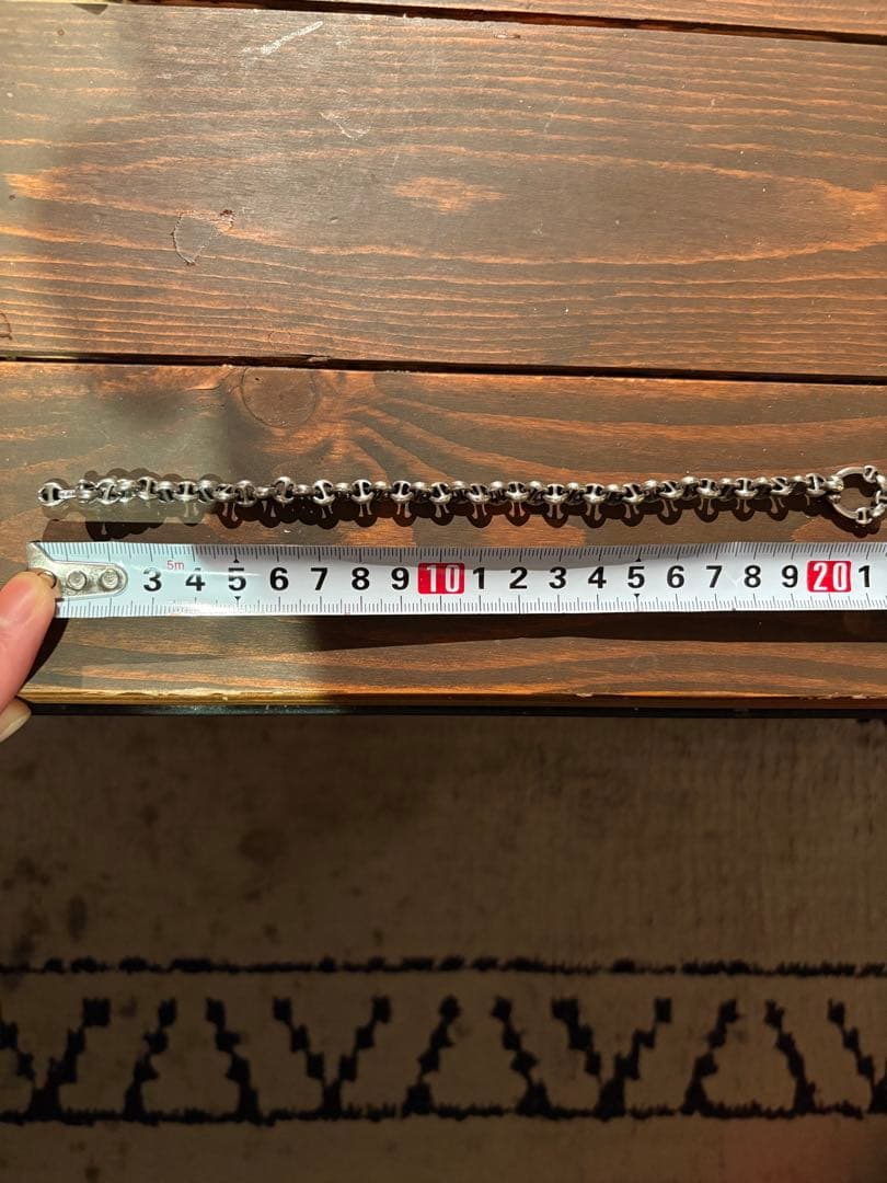 【来週中に売り切り】ホーセンブース5mmブレスレット/磨き済、付属品完備