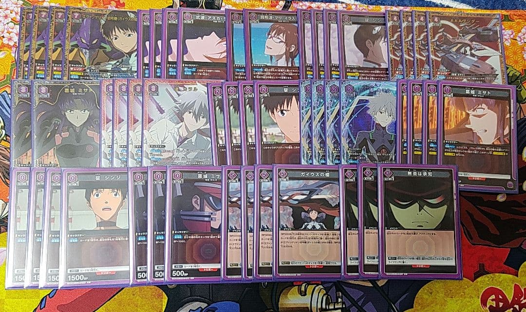 UNION ARENA エヴァンゲリオン ガイウス デッキ フルパラ