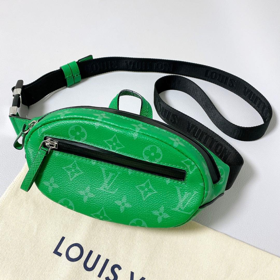 LOUIS VUITTON / タイガラマ キャッチ バムバッグ グリーン