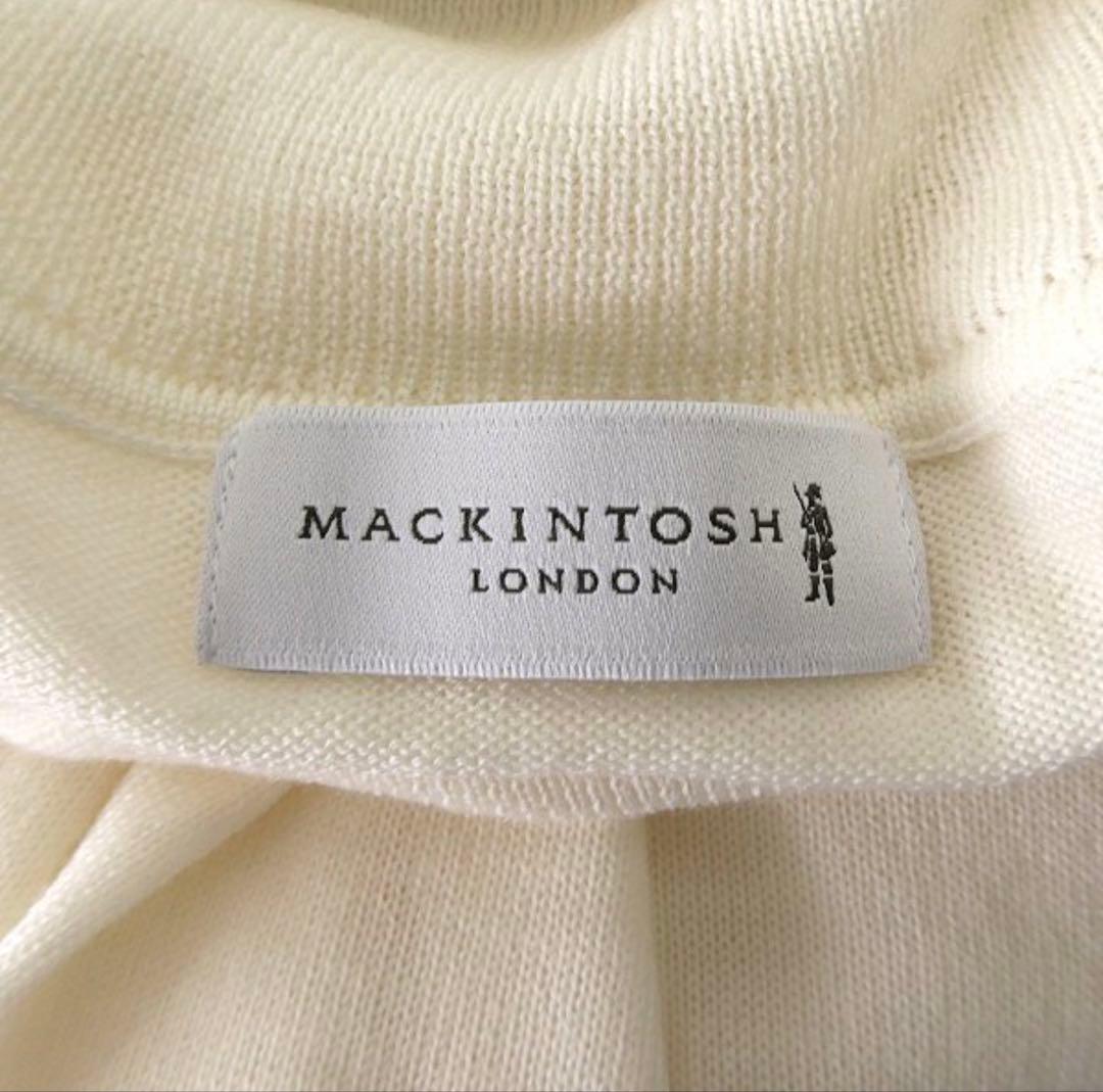MACKINTOSH ホワイト タートルネックセーター L
