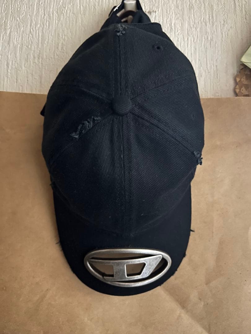 【即購入○】DIESEL キャップ ブラック メタルロゴ