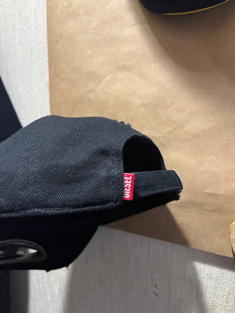 【即購入○】DIESEL キャップ ブラック メタルロゴ