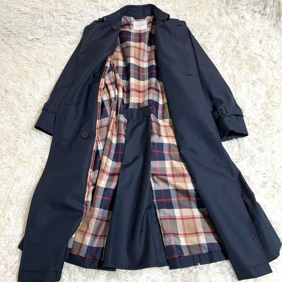 【ほぼ未使用】マッキントッシュ　フィロソフィーハウスチェック裏地　トレンチコート