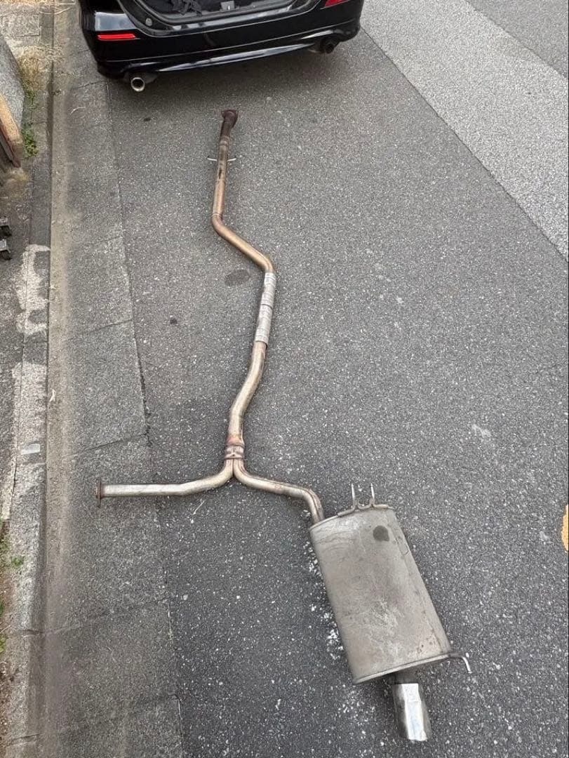 オデッセイRB3 中間ストレート　ワンオフマフラー