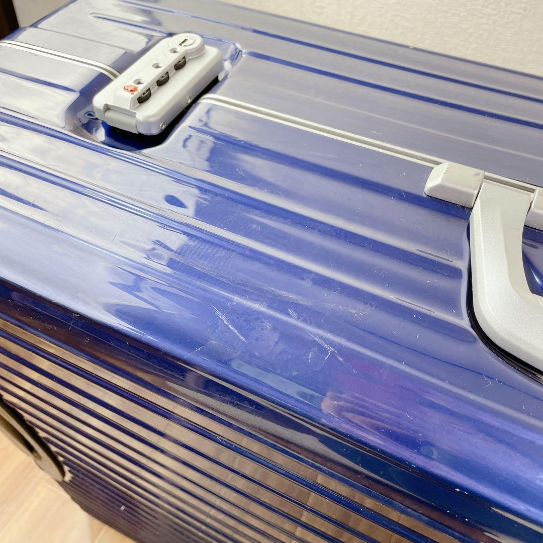 【良品】リモワ　リンボ　891.77 ブルー　89L 四輪　キャリーケース