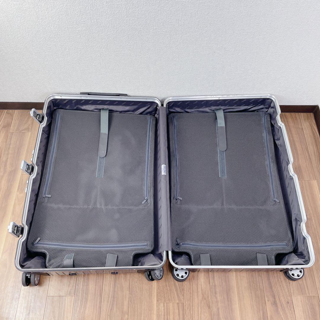 【良品】リモワ　リンボ　891.77 ブルー　89L 四輪　キャリーケース