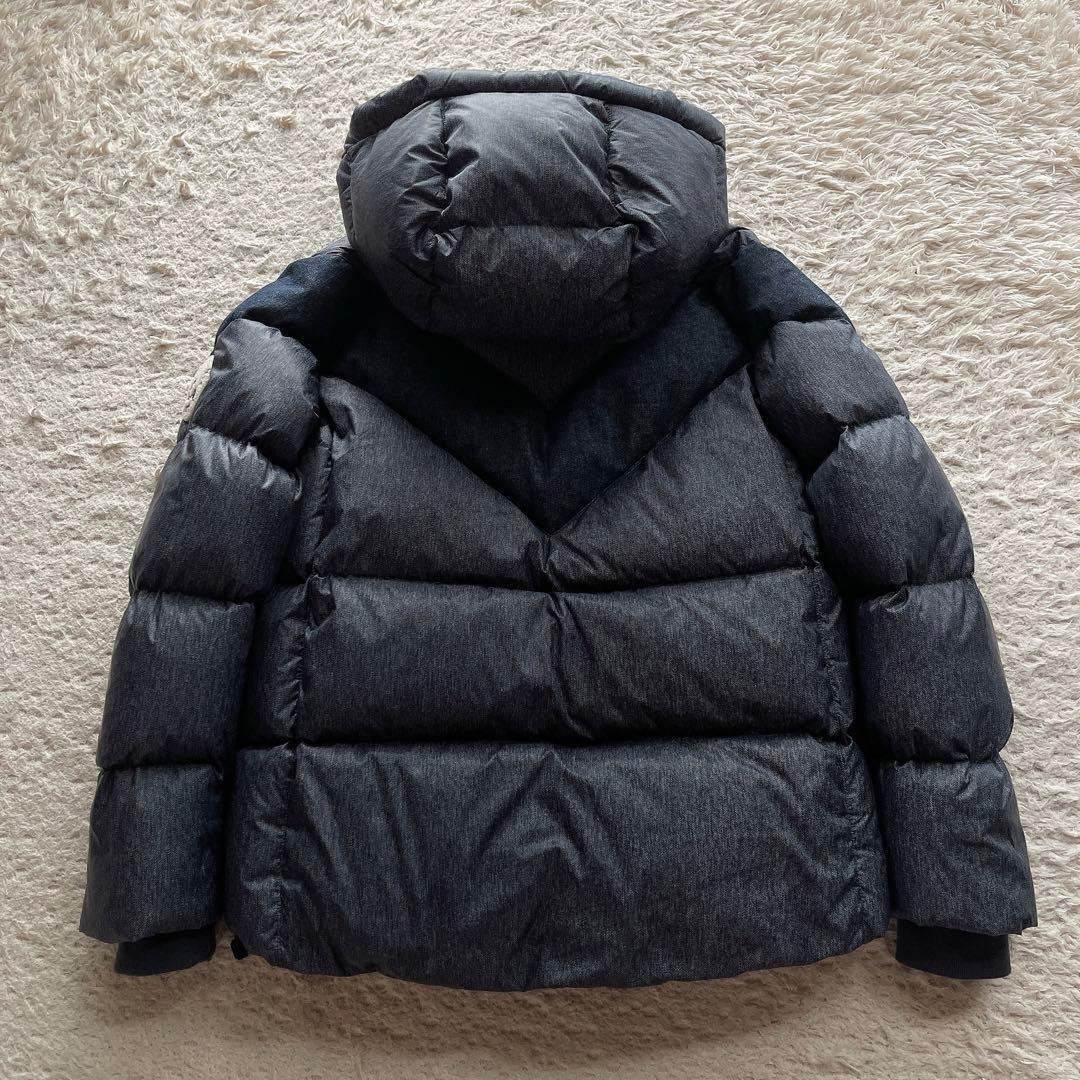 【美品】ジョット ダウンジャケット フード ワッペン ネイビー M相当