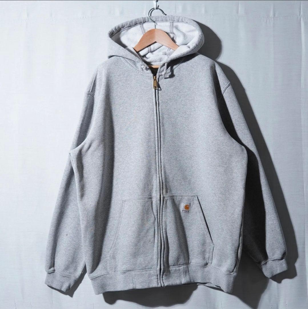 Carhartt ジップパーカー グレー XLサイズ