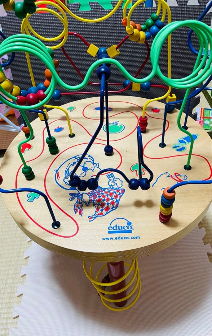 美品 エデュコ ルーピングテーブル